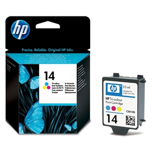 HP C5010DE nr. 14 inkt cartridge kleur (origineel)