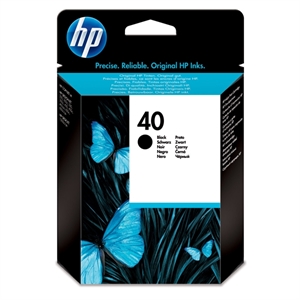 HP 51640AE nr. 40 inkt cartridge zwart (origineel)