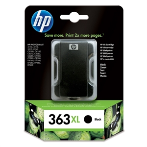 HP C8719E nr. 363XL inkt cartridge zwart hoge capaciteit (origineel)
