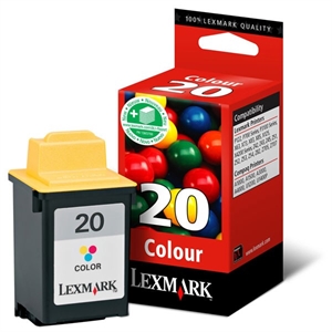 Lexmark 15MX120 nr. 20 inkt cartridge kleur (origineel)