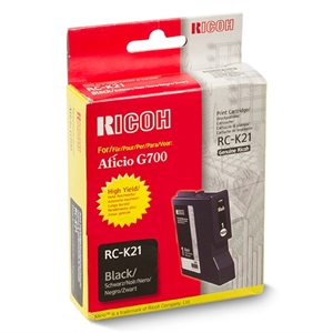 Ricoh type RC-K21 inkt cartridge zwart hoge capaciteit (origineel)
