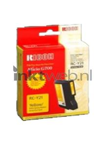 Ricoh type RC-Y21 inkt cartridge geel hoge capaciteit (origineel)