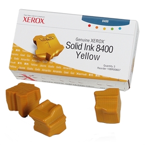Xerox 108R00607 solid inkt geel 3 stuks (origineel)