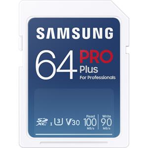 Samsung PRO Plus SD-card - 100/90MB - 64GB