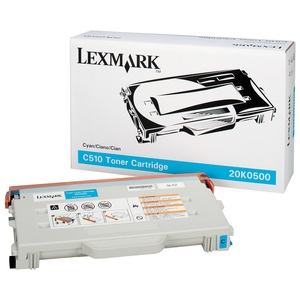 Lexmark 20K0500 toner cartridge cyaan (origineel)