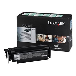 Lexmark 12A7415 toner cartridge zwart hoge capaciteit (origineel)