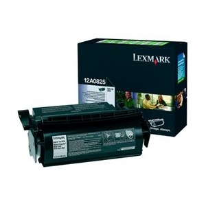 Lexmark 12A0825 toner cartridge zwart (origineel)