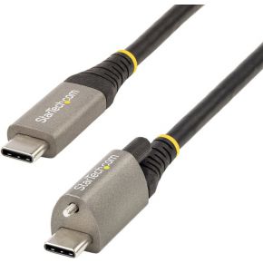 Startech .com 50cm Vergrendelbare USB-C Kabel met Topschroef, 10Gbps, USB 3.1/3.2 Gen 2 Type-C Kabel,