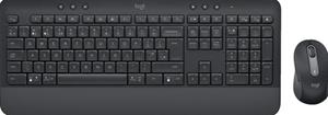 Logitech Handtekening MK650 voor bedrijven - Keyboard and mouse set - Czech/Slovak - Grijs