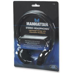 MANHATTAN »Ultraleicht Stereo« On-Ear-Kopfhörer (3,5mm Klinkestecker schwarz)