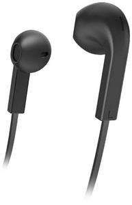 Hama Advance In Ear oordopjes Kabel HiFi Stereo Zwart Volumeregeling