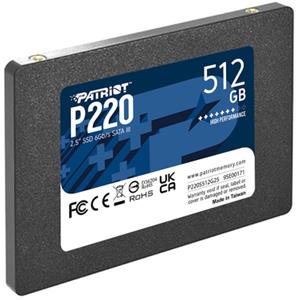 Patriot SSD 512GB 550/500 P220 SA3 PAT