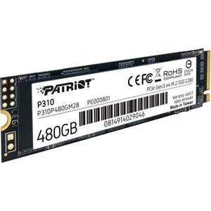 Patriot »P310 480 GB, SSD (PCIe 3.0 x4, NVMe 1.3, M.2 2280)« interne SSD, NVMe Festplatte