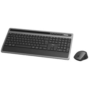 Hama KMW-600 Plus Tastatur-Set grau/schwarz