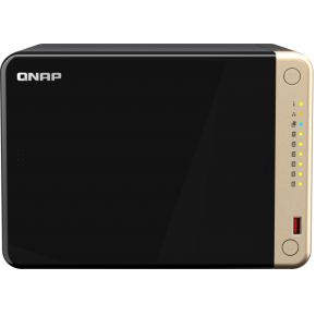 QNAP TS-664 NAS Tower Ethernet LAN Zwart N5095