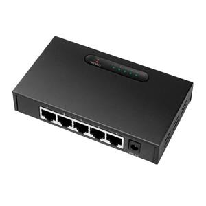Logilink »NS0110« Netzwerk-Switch (5-Port Gigabit Ethernet Desktop Switch Metallgehäuse 10Gbit/s)