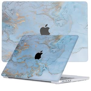 Lunso  cover hoes - MacBook Pro 14 inch (2021) - Marble Ariel