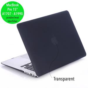 Lunso  cover hoes - MacBook Pro 15 inch (2016-2020) - mat zwart