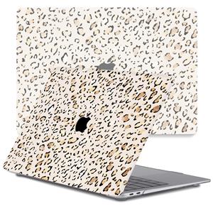 Lunso  cover hoes - MacBook Pro 15 inch (2016-2020) - Leopard Rose Gold