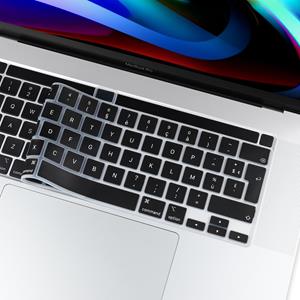 Lunso (EU) Keyboard bescherming - MacBook Pro 16 inch (2019) / Pro 13 inch (2020-2022) - Zwart