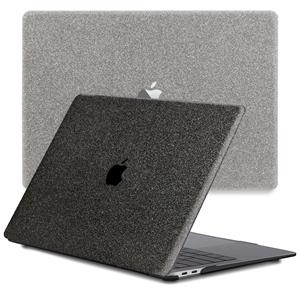 Lunso  cover hoes - MacBook Pro 16 inch (2019) - Glitter Zwart