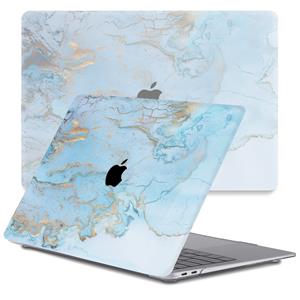 Lunso  cover hoes - MacBook Pro 16 inch (2019) - Marble Ariel