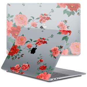 Lunso  cover hoes - MacBook Pro 16 inch (2019) - Red Roses