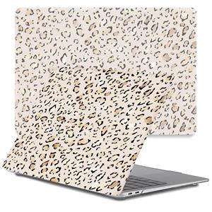 Lunso  cover hoes - MacBook Pro 16 inch (2021) - Leopard Rose Gold