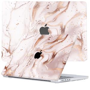 Lunso  cover hoes - MacBook Pro 16 inch (2021) - Marble Vera