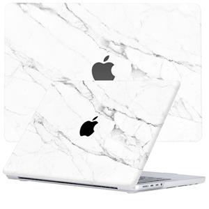 Lunso  cover hoes - MacBook Pro 16 inch (2021) - Marble Vana