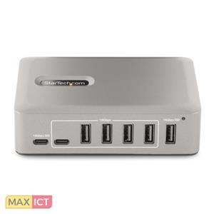 STARTECH .com 10-Port USB-C Hub, 8x USB-A + 2x USB-C, Self-Powered w