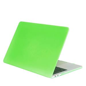Lunso  cover hoes - MacBook Air 13 inch (2010-2017) - Mat Fluor Groen