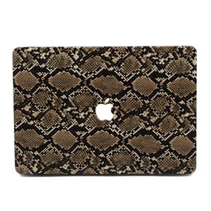 Lunso  cover hoes - MacBook Air 13 inch (2010-2017) - Snake Pattern Brown