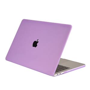 Lunso  cover hoes - MacBook Air 13 inch (2018-2019) - Mat Paars