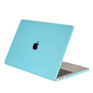 Lunso  cover hoes - MacBook Air 13 inch (2018-2019) - Mat Lichtblauw