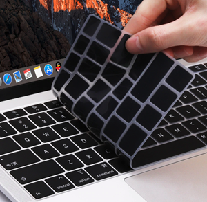Lunso (EU) Keyboard bescherming - MacBook Air 13 inch (2020) - Zwart