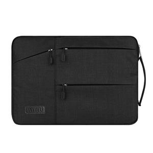 WiWu 12 inch grote capaciteit waterdichte hoes beschermende case voor laptop (zwart)