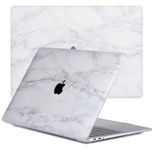 Lunso  cover hoes - MacBook Air 13 inch (2020) - Marble Cosette