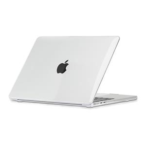Lunso  cover hoes - MacBook Air 13 inch M2 (2022) - Glanzend Transparant