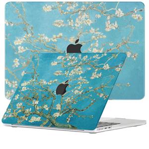Lunso  cover hoes - MacBook Air 13 inch M2 (2022) - Van Gogh Amandelbloesem