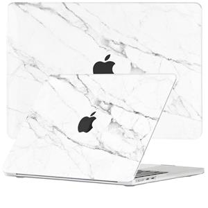 Lunso  cover hoes - MacBook Air 13 inch M2 (2022) - Marble Vana
