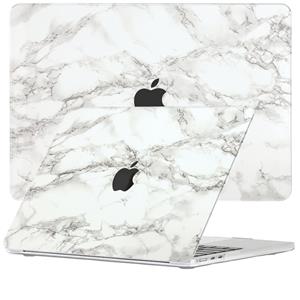 Lunso  cover hoes - MacBook Air 13 inch M2 (2022) - Marble Cosette