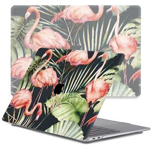 Lunso  cover hoes - MacBook Pro 13 inch (2016-2019) - Flamingo Jungle