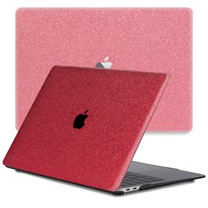 Lunso  cover hoes - MacBook Pro 13 inch (2020-2022) - Glitter Rood