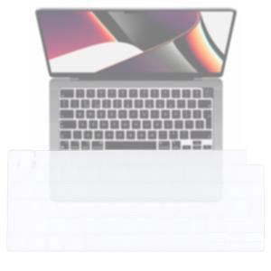 Lunso (EU) Keyboard bescherming - MacBook Air 13 M2 (2022) / MacBook Pro 14 (2021) / Pro 16 (2021) - Transparant