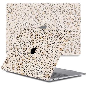 Lunso  cover hoes - MacBook Pro 14 inch (2021) - Leopard Rose Gold