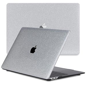 Lunso  MacBook Air 13 inch M2 (2022) - case hoes - Glitter Zilver