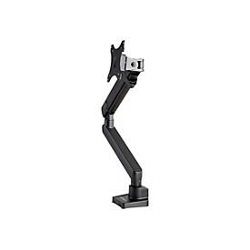 Startech .com Desk Mount Monitor Arm with 2x USB 3.0 ports, Slim Full Motion Adjustable Single Monitor VESA Mount up to 17.6lbs (8kg) Display, Ergonomic Articulating Arm, Desk Clamp/Grommet - One-touch