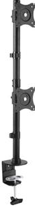 StarTech.com Vertical Dual Monitor Mount - Steel - For Monitors up to 27in