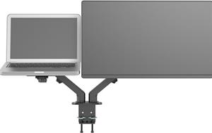 Vision Monitor Desk ARM Dual Mat zwart
